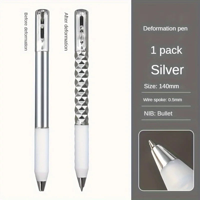 Creative Geometric Deformation Gel Pen