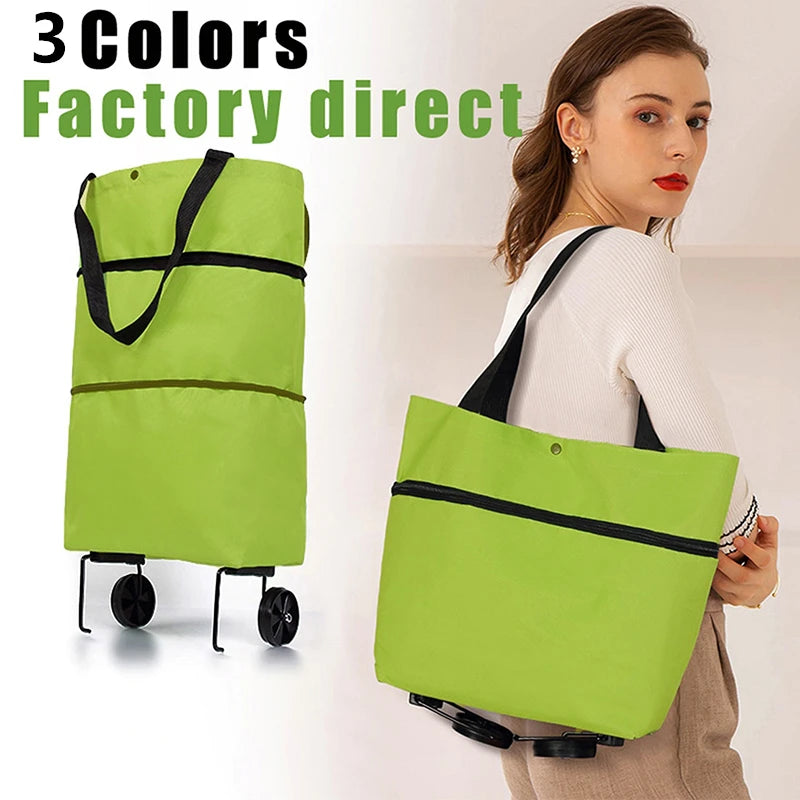 Foldable Shopping Trolley Bag