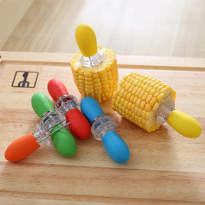 Stainless Steel Pin Corn Holders