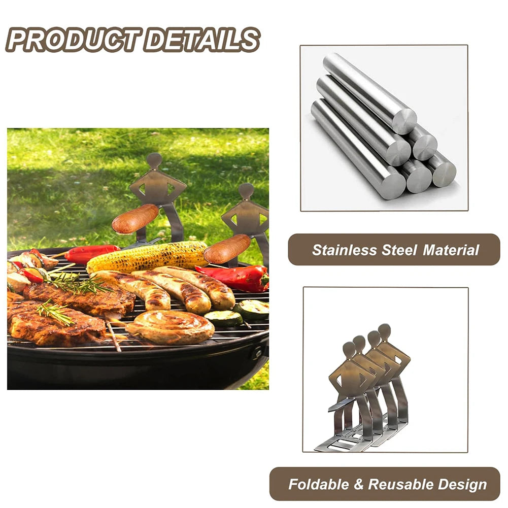 Stainless Steel Funny Sausage Holder