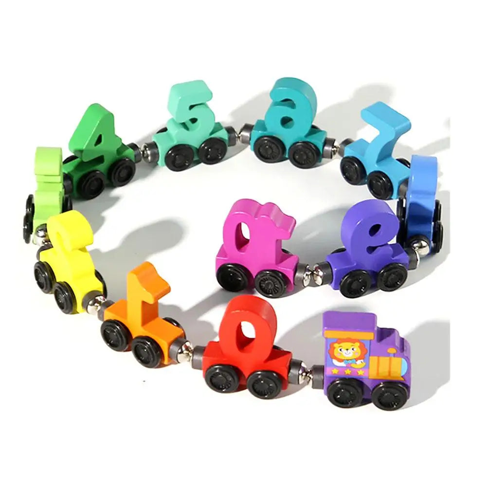 Creative Wooden Magnetic Train