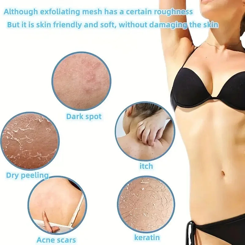 Exfoliating Sponge Mesh Bath Scrub