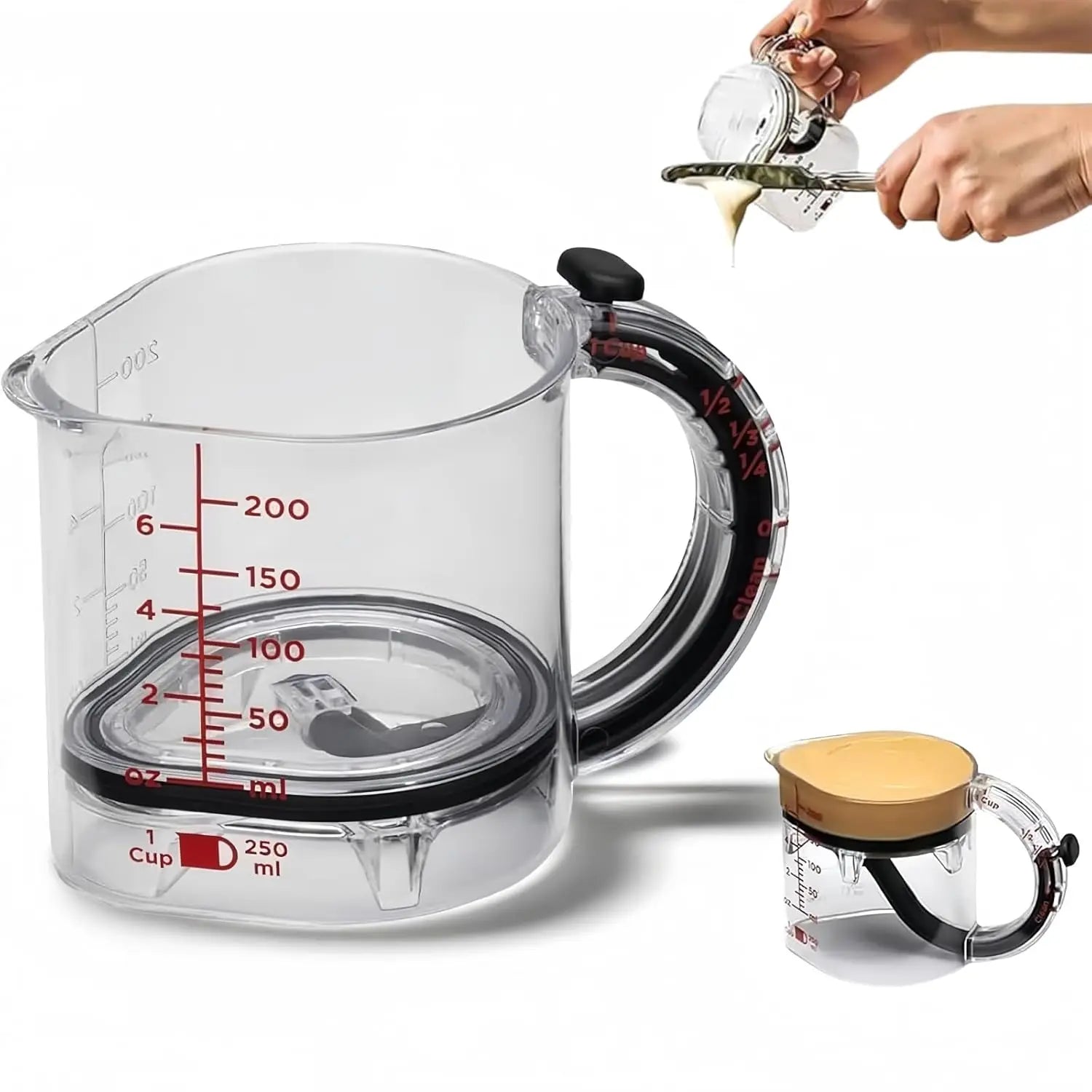 4-IN-1 Adjustable Measuring Cup