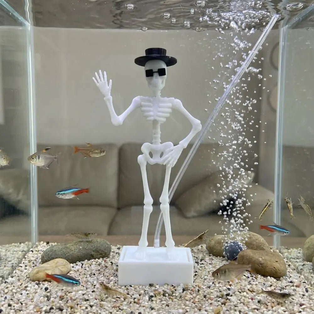 Dynamic Dancing Skeleton Aquarium Bubbler