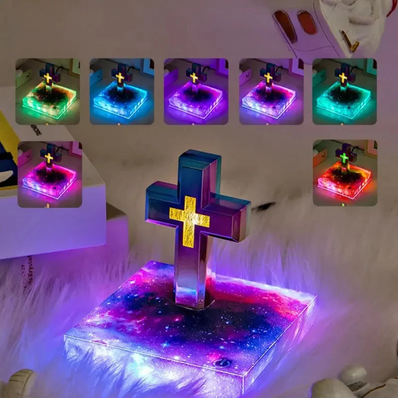 Levitating Holy Cross Lamp