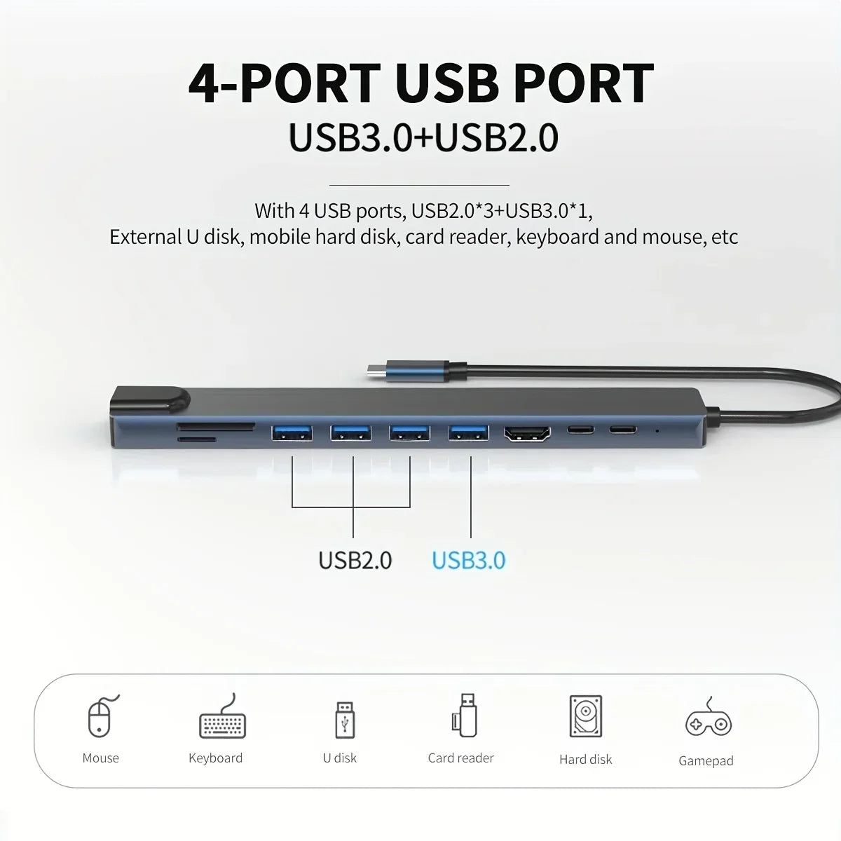 Type C - USB Docking Station Hub