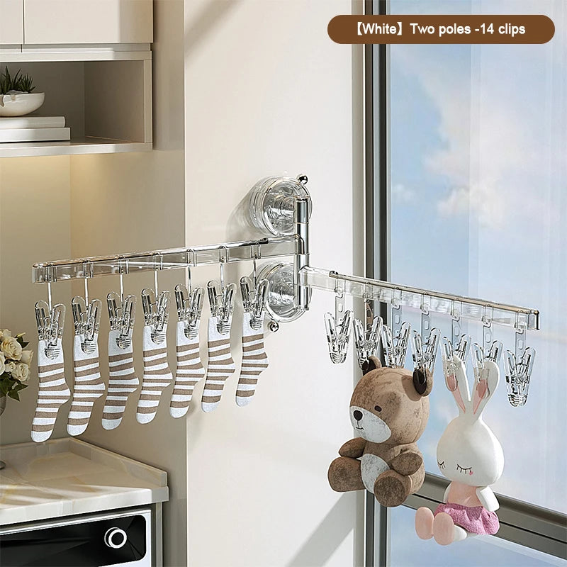 180 ° Rotation Drying Suction Cup For Clothes