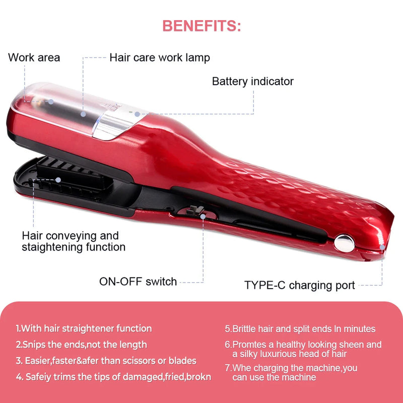 Rechargeable Cordless Split Hair Trimmer