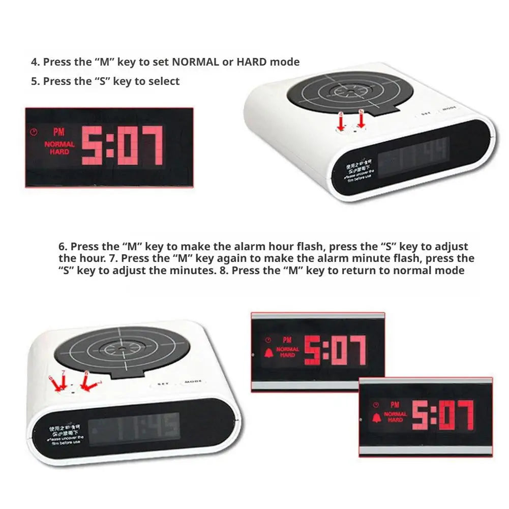 Target Digital LED Alarm Clock