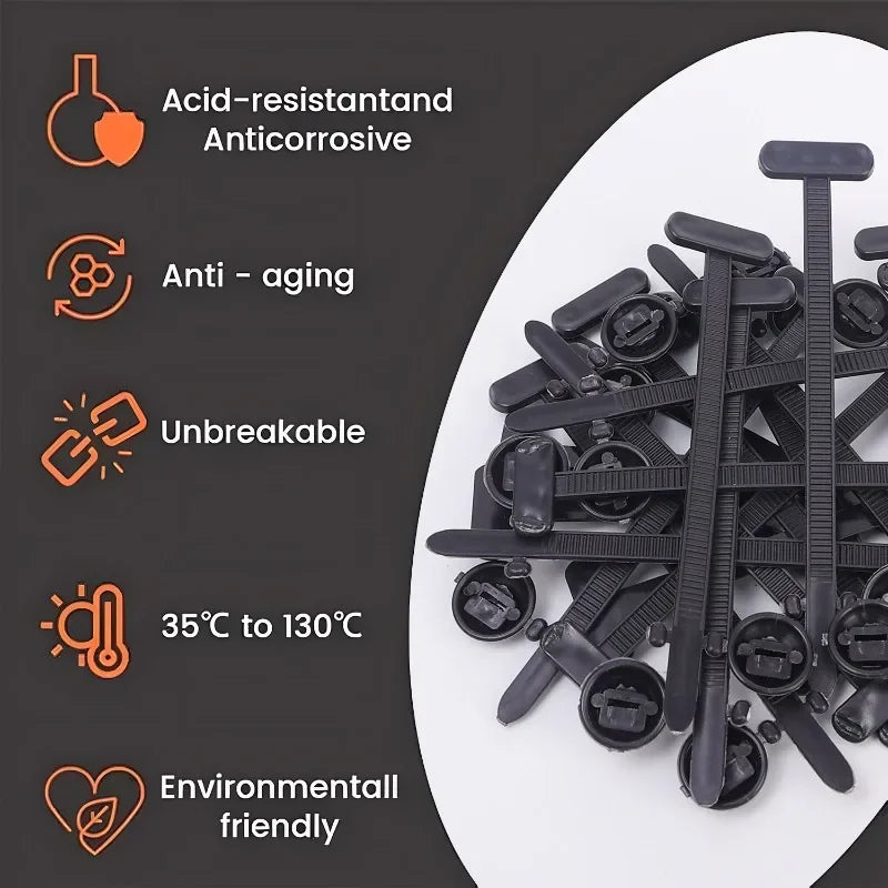 Universal Self-locking Cable Tie Buckle