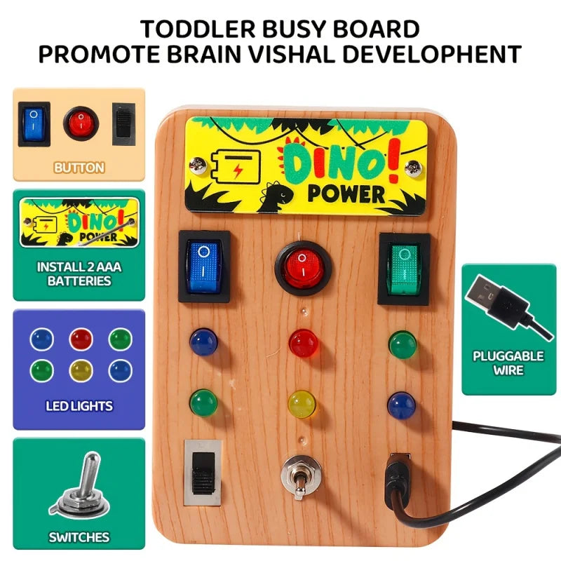 Montessori Busy Board Switch Toy