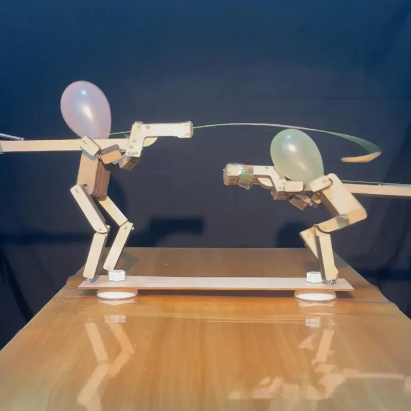 DIY Bamboo Man Balloon Popping Game