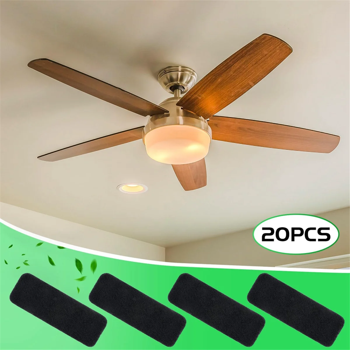 Air Purifying Coconut Carbon Pads - 20 Pcs