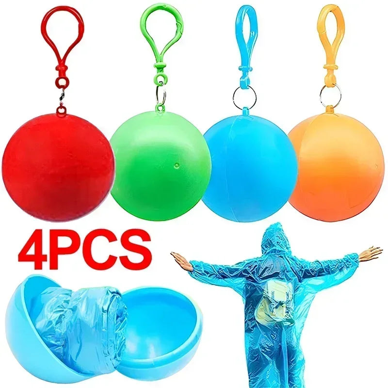 Mini  Disposable Raincoats Ball