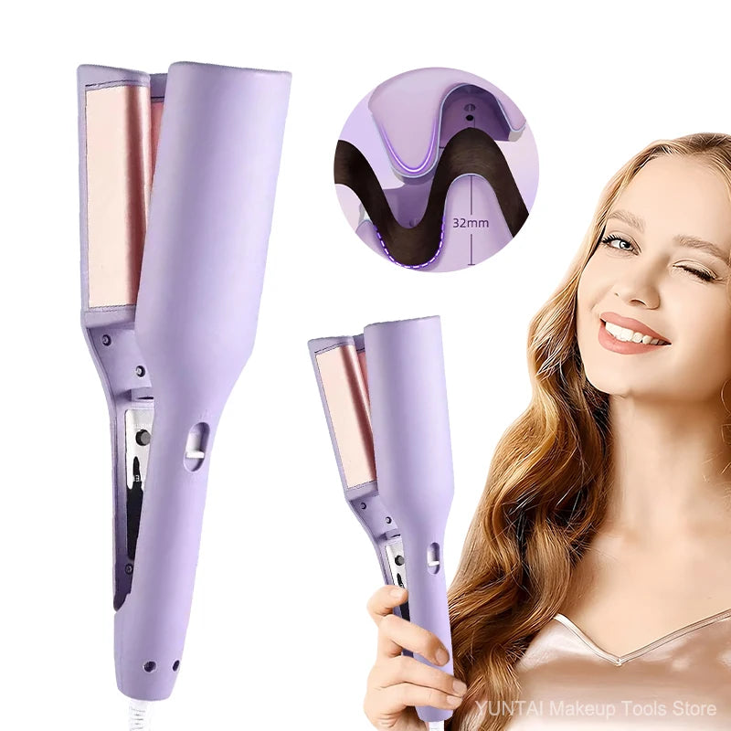 Professional Styling Wavy Hair Curler