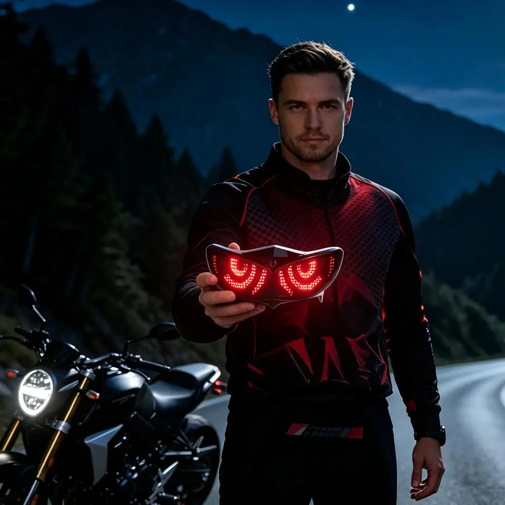 Motorcycle LED Helmet Display