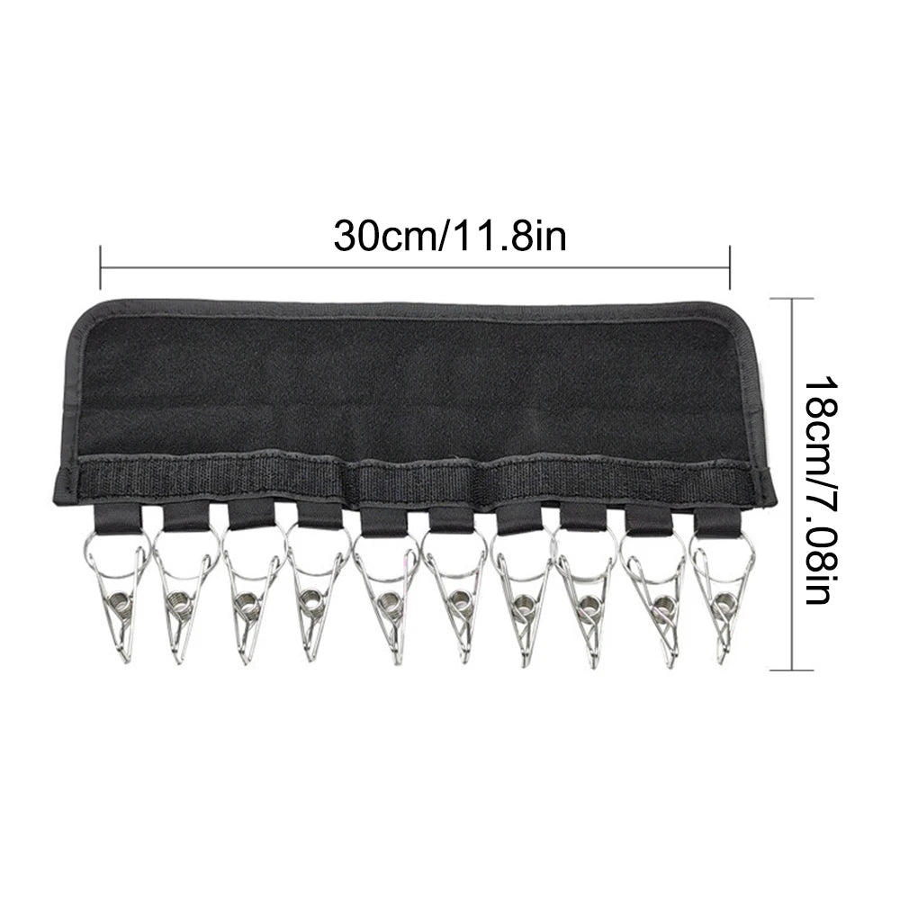 10 Clip Multifunctional Clothes And Hat Clip