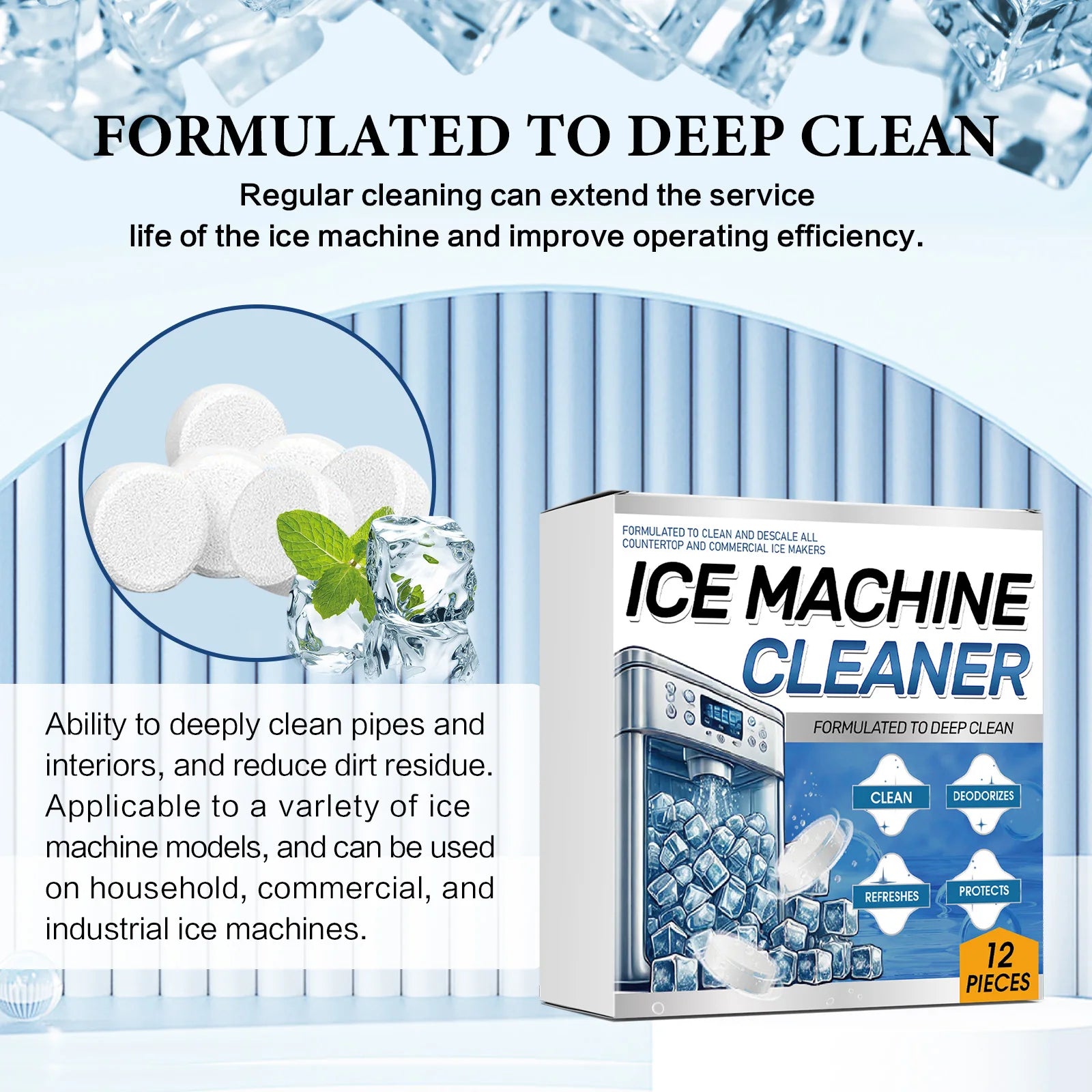 Ice Machine Cleaning Tablets