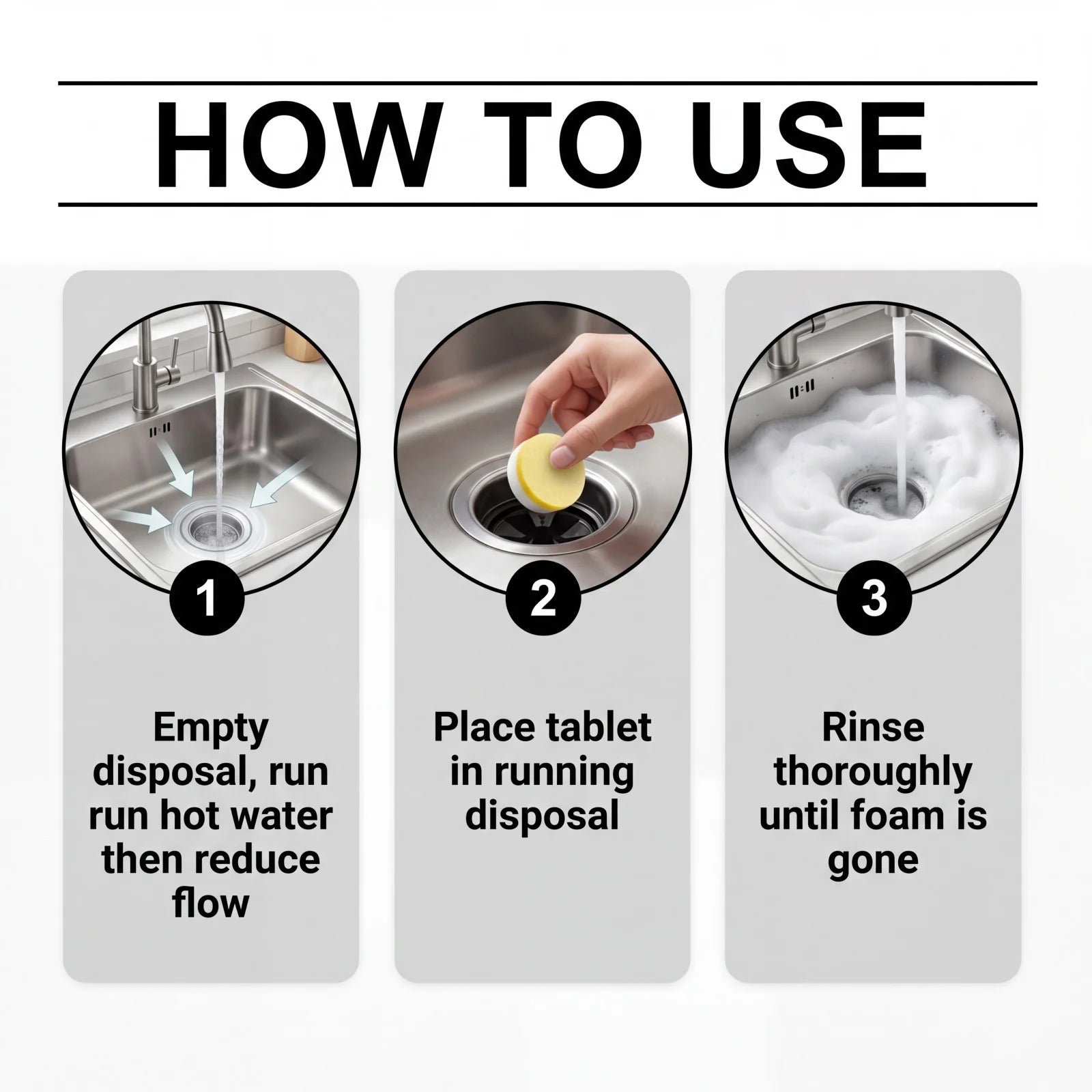 Garbage Disposal Drain Cleaner Tablets