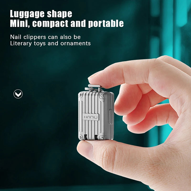 Mini Stainless Steel Nail Clipper Keychain