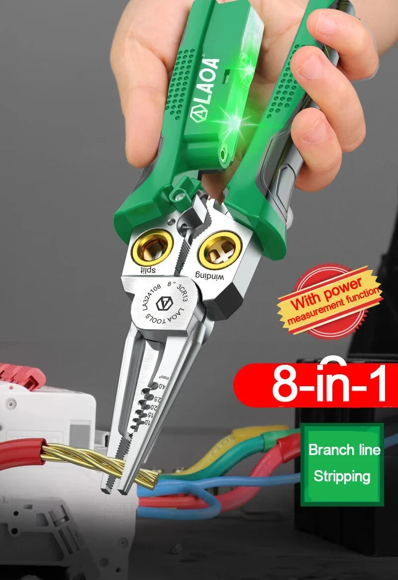 Multi-Functional Wire Stripper with Tester Function