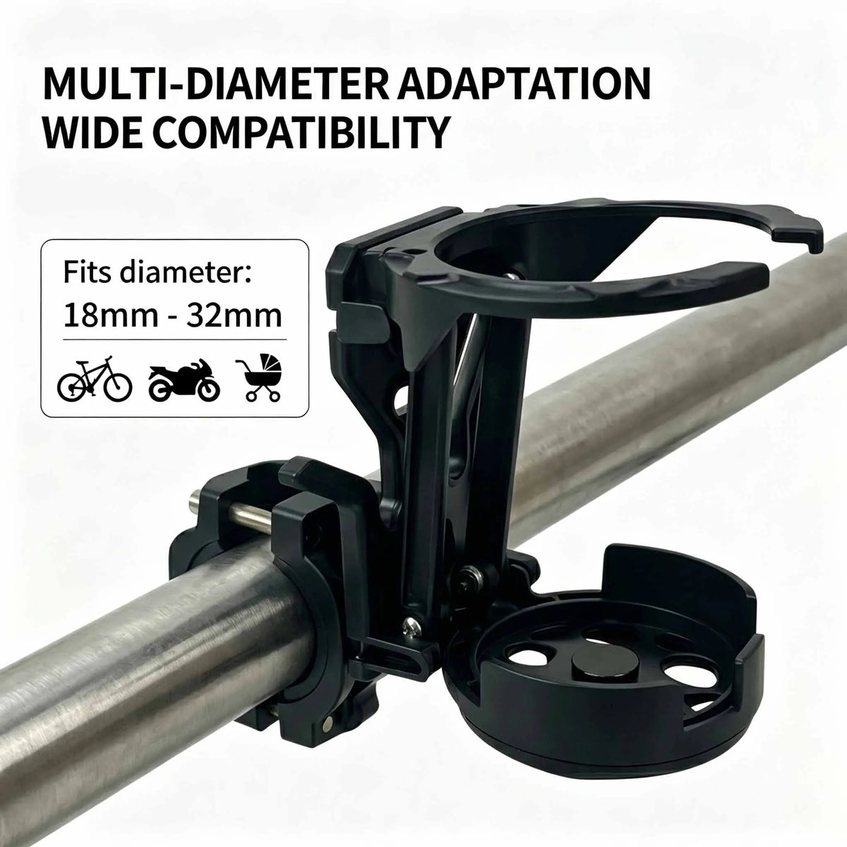 Compact Ride Foldable Cup Holder