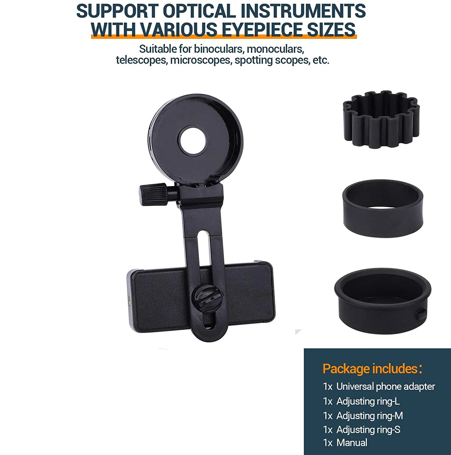 Adjustable Mobile SnapScope Connector Clip