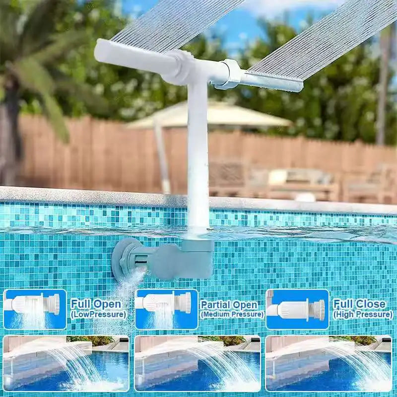 Dual Fountain Pool Water Sprinkler