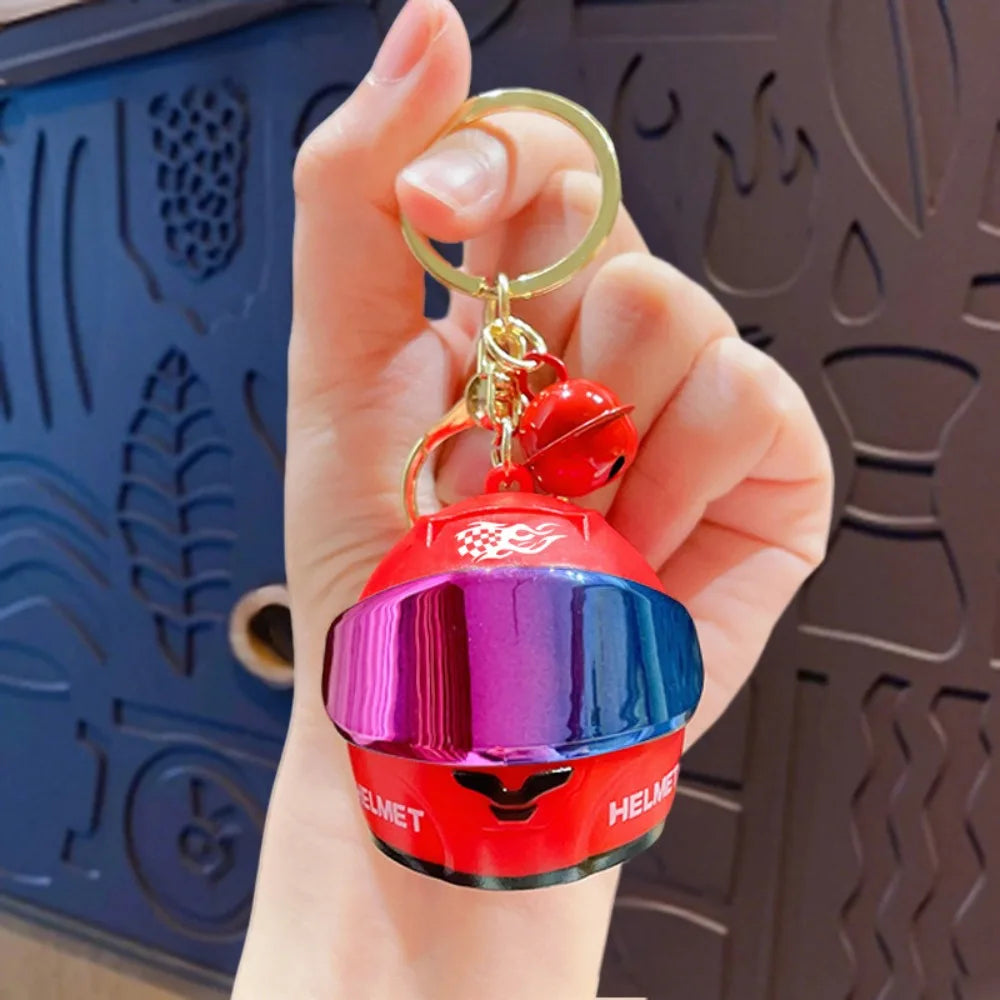 Cool Light-up Helmet Keychain
