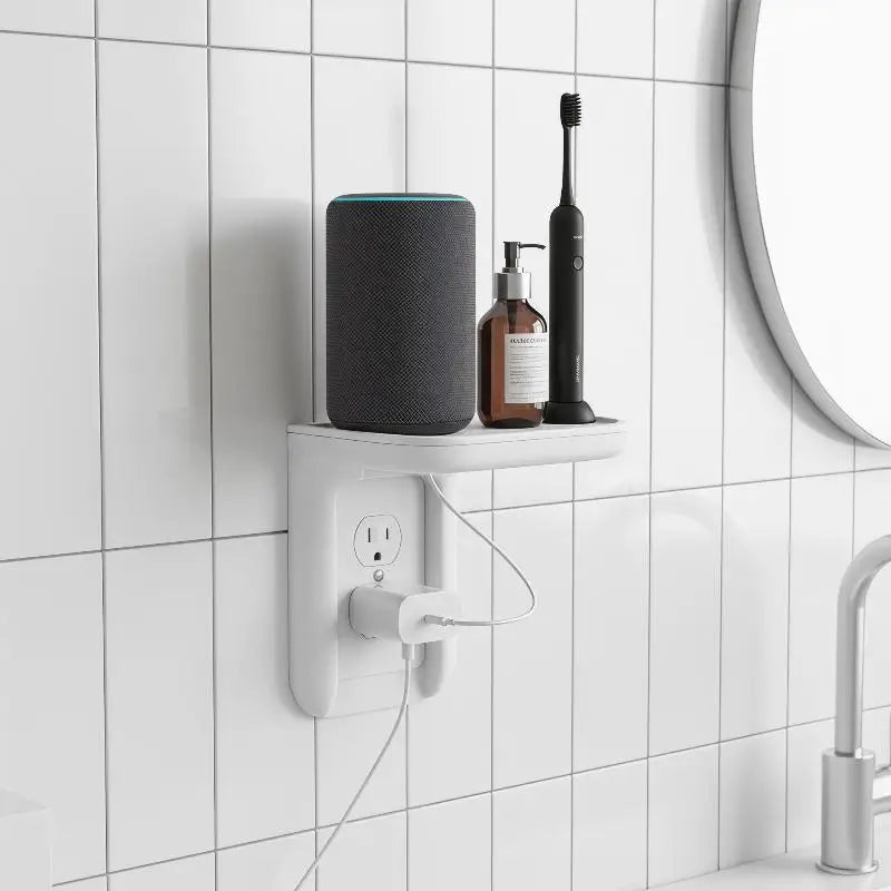 Outlet Wall Shelf Organizer
