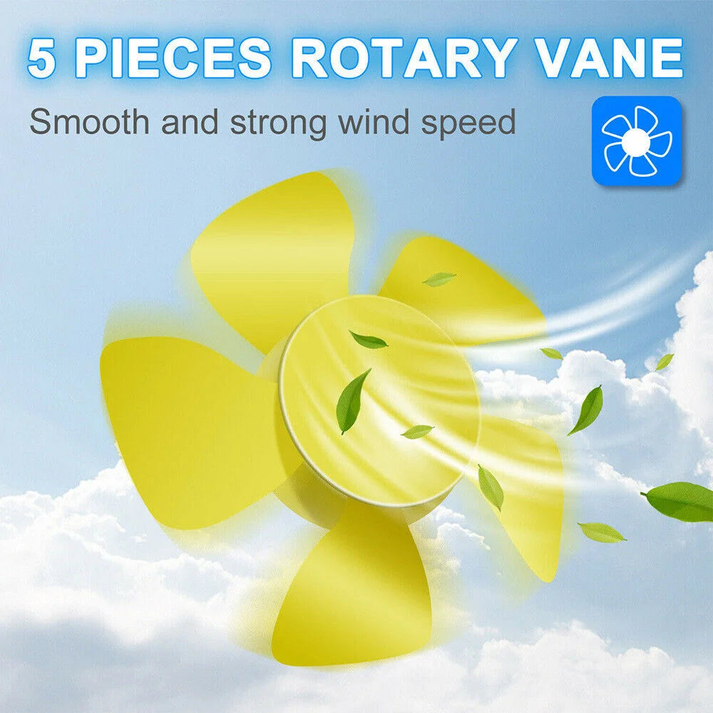 Portable Dual Head Car Air Cooling Fan