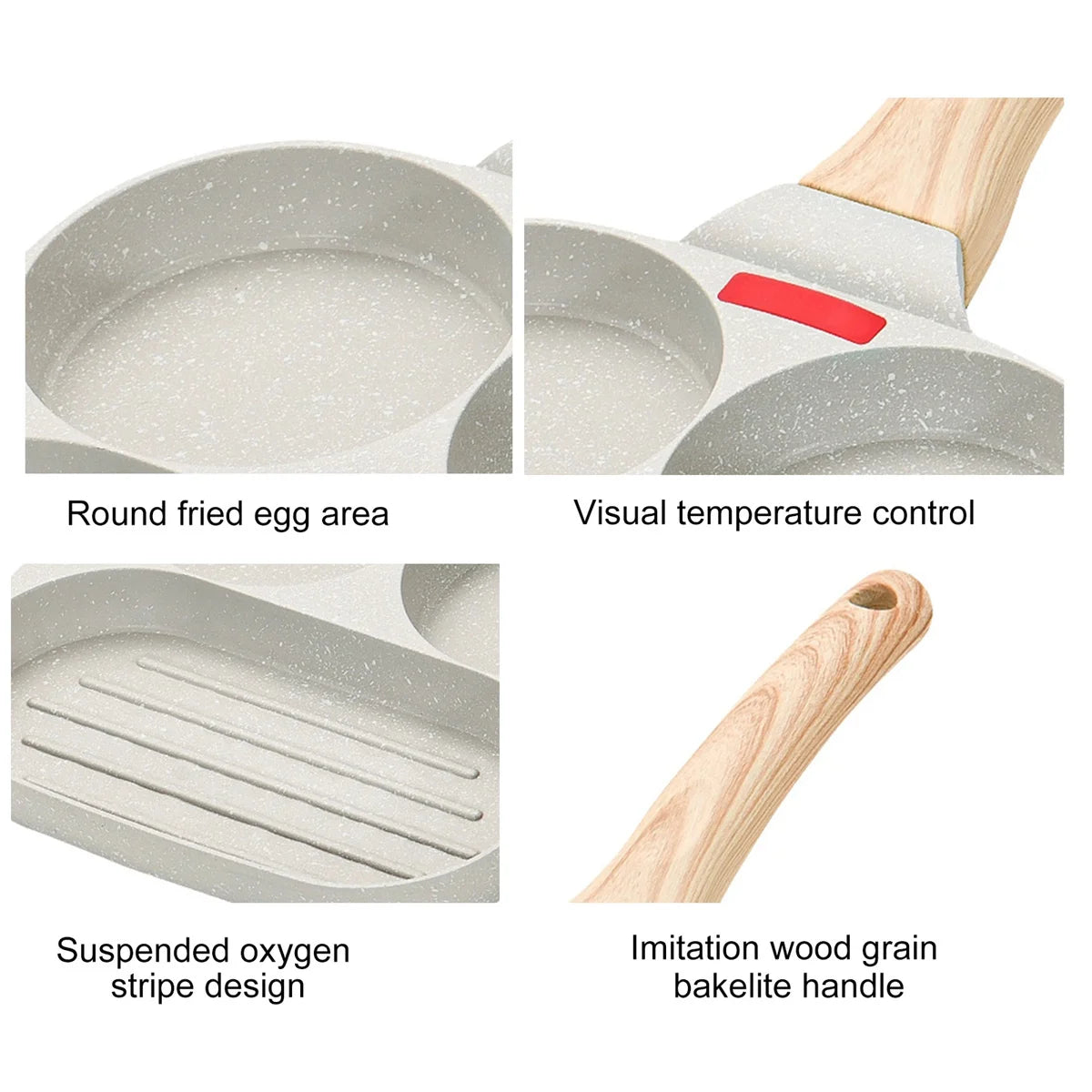 Multifunctional 3 In 1 Non-Stick Frying Pan