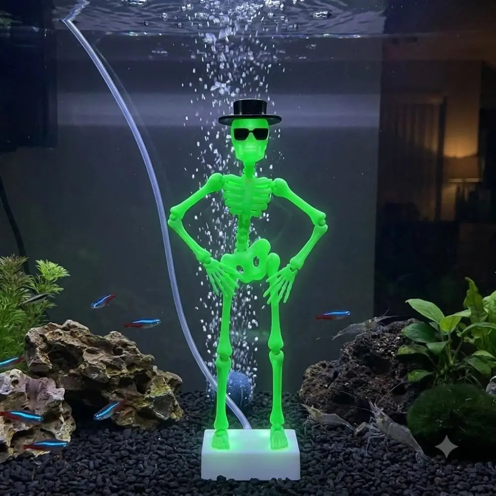 Dynamic Dancing Skeleton Aquarium Bubbler
