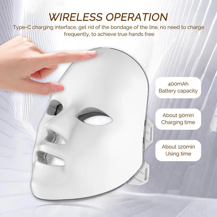 Wireless LED Face Mask