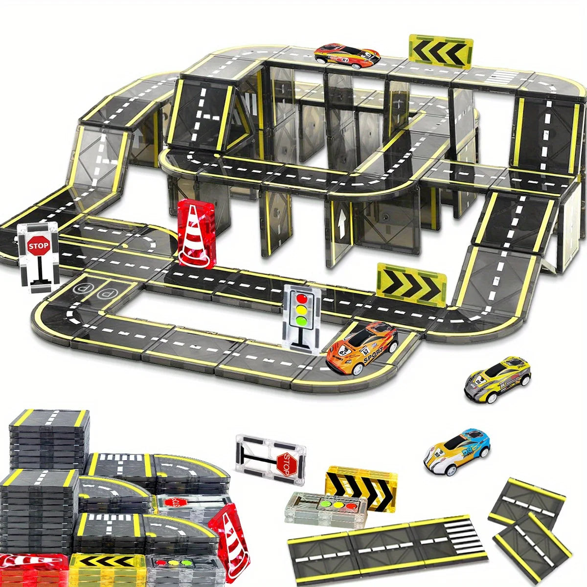 Magnetic Track Construction Kit