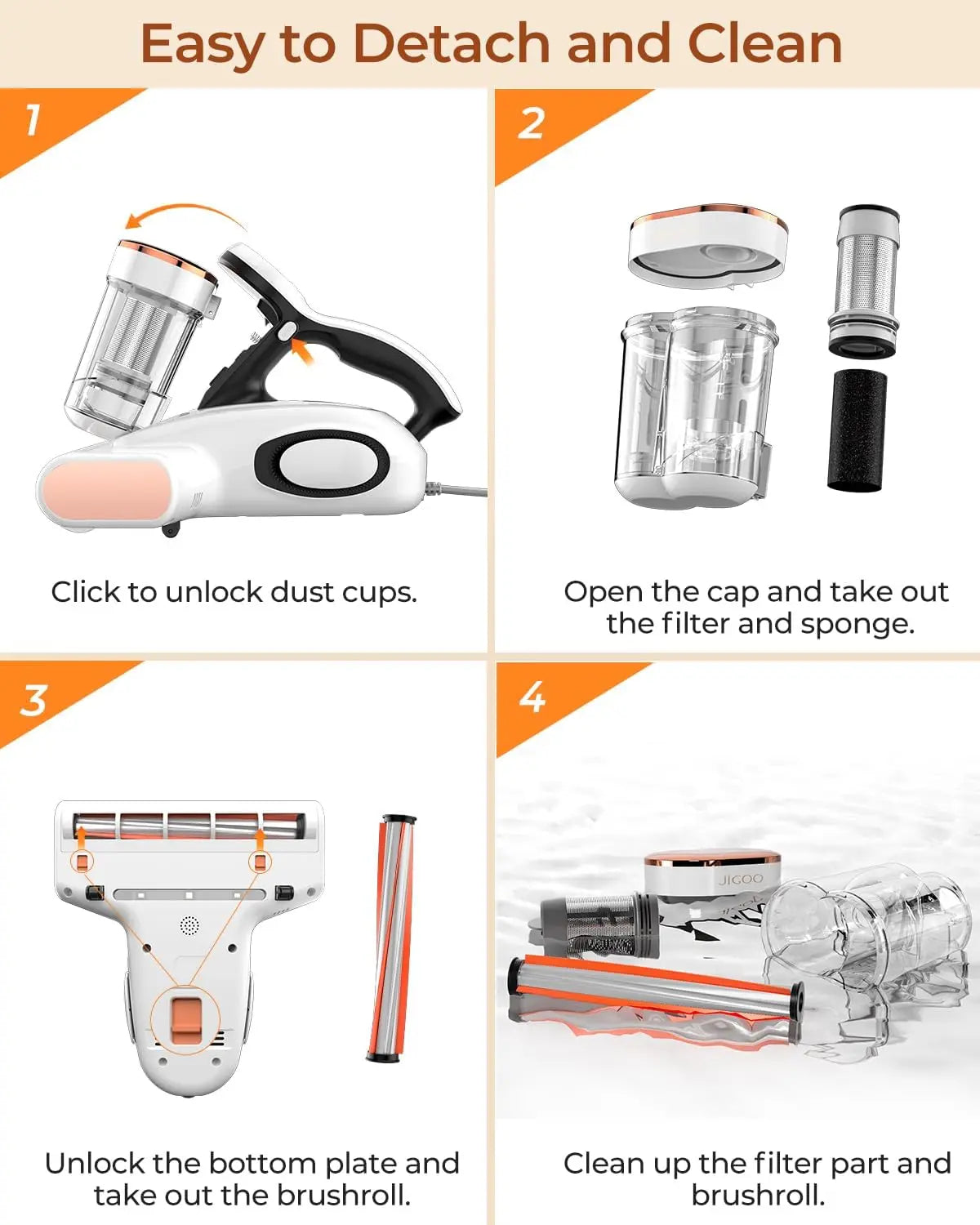 Ultrasonic UV Dust Mite Vacuum Cleaner