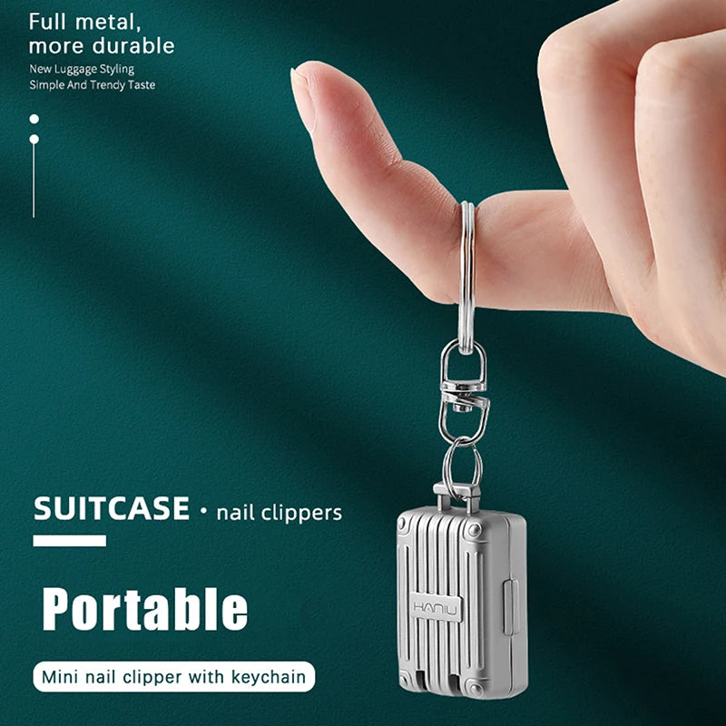 Mini Stainless Steel Nail Clipper Keychain