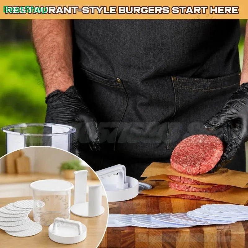 Burger Patty Press with Storage Container