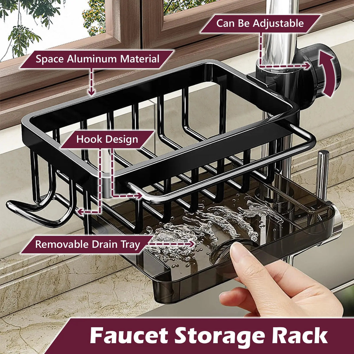 3-in-1 Sink Storage Rack