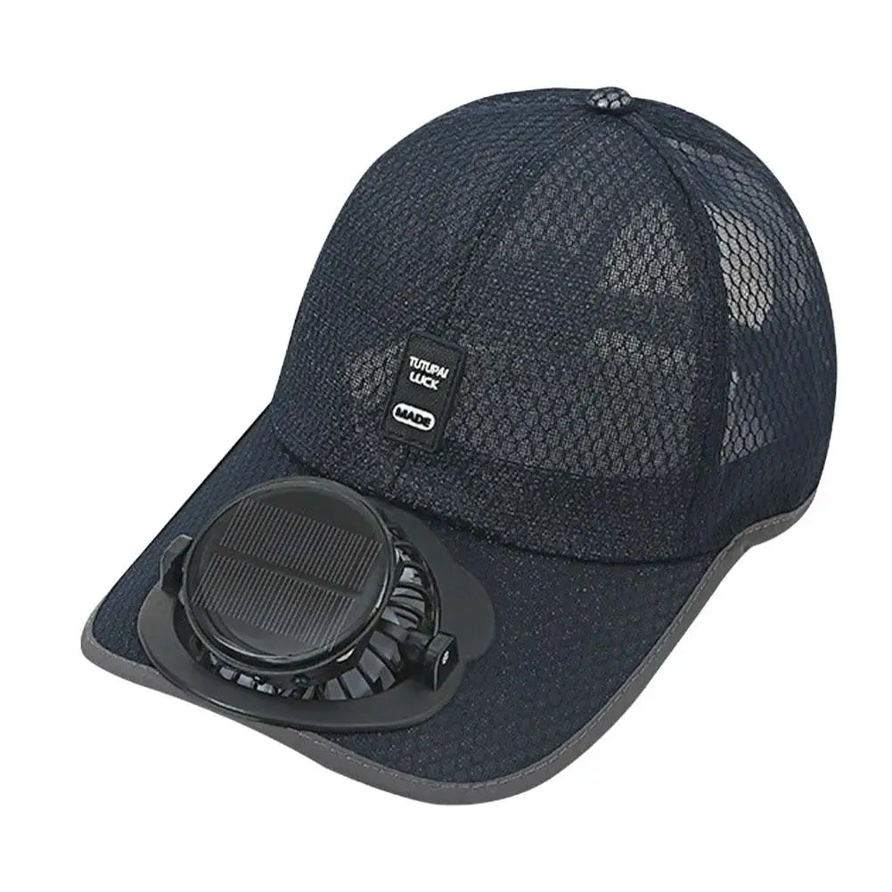 Solar & USB Charging Fan Hat