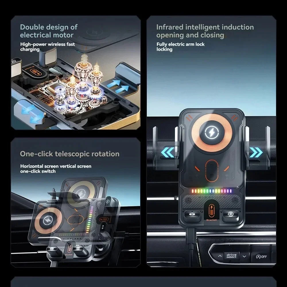 Universal Car Air Vent Automatic Electric Phone Holder