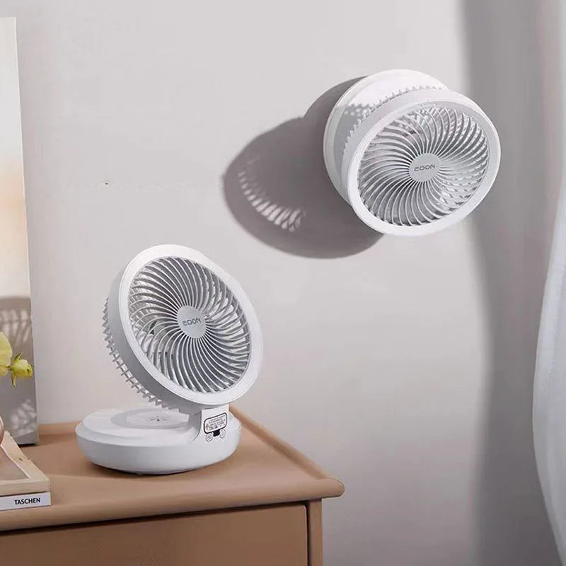 USB Rechargeable Fan with Lamp