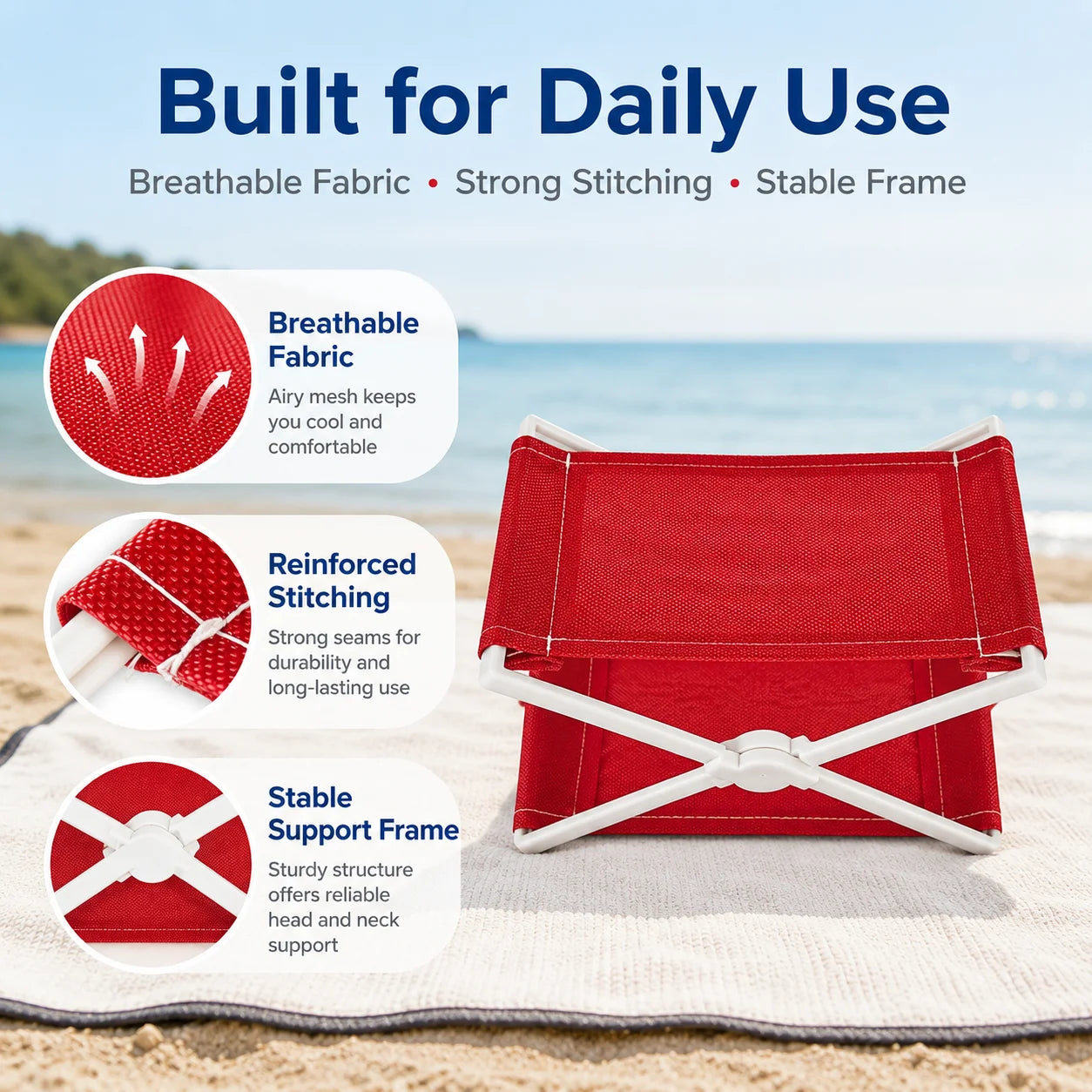 Retro Lounge Headrest Pillow