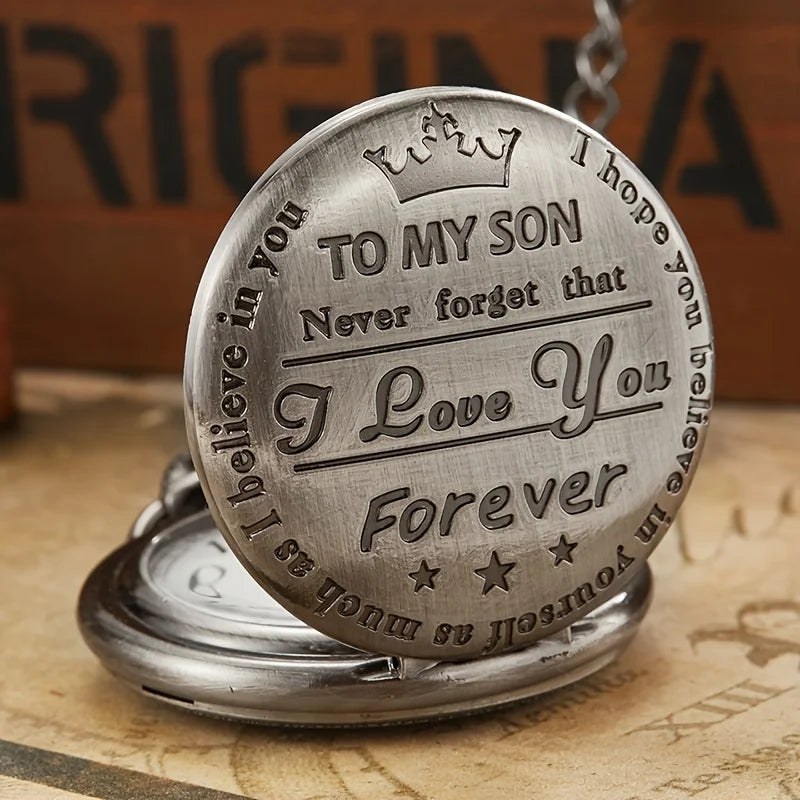 Engraved Vintage Pocket Watch