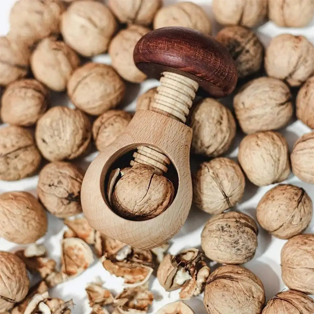 Mushroom Shaped Nut Cracker
