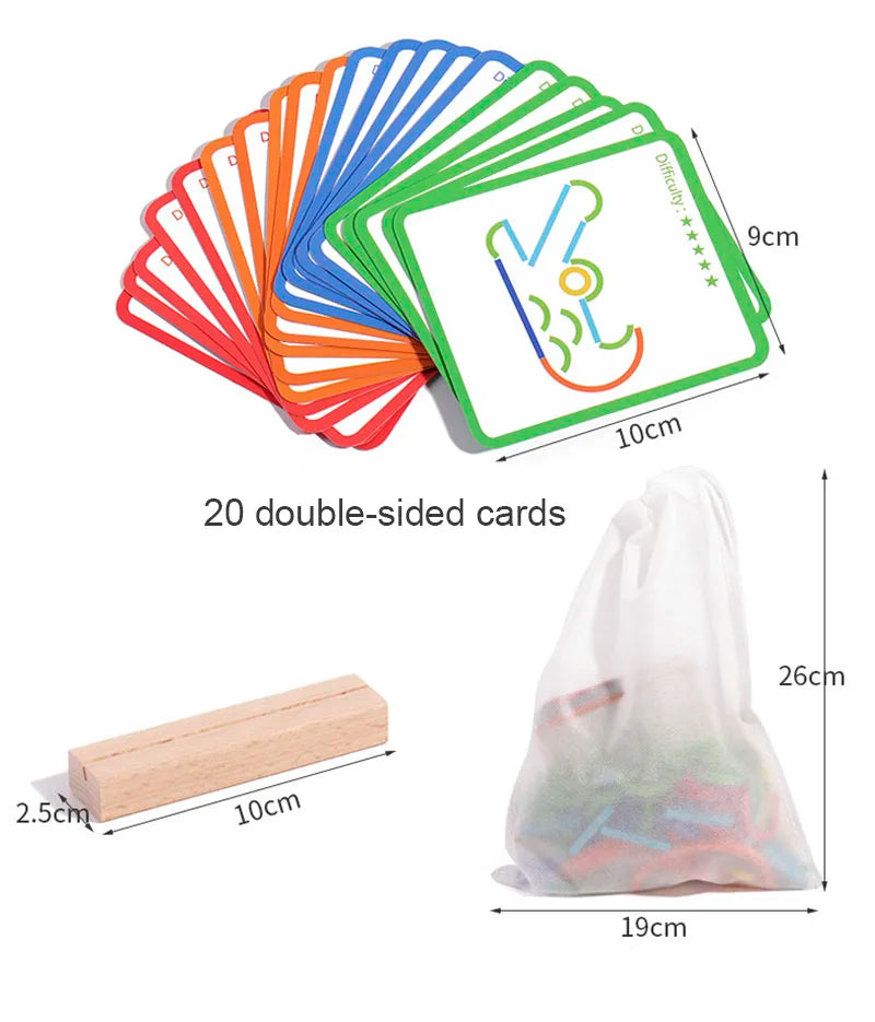 Montessori Wooden Creative Puzzle Toy