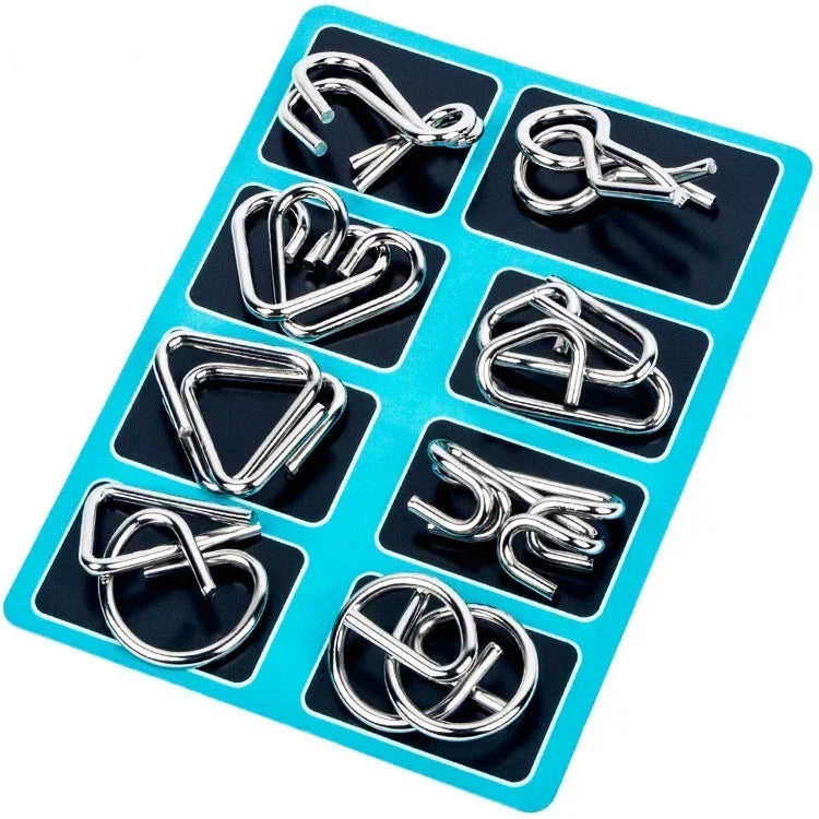 3D Montessori Metal Puzzle Set