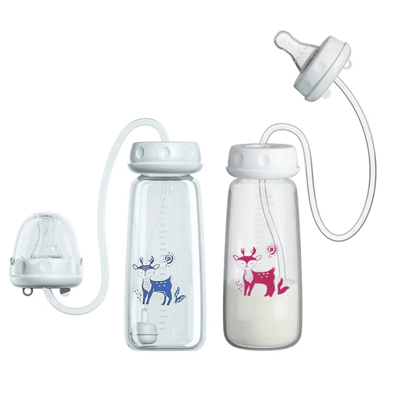 Hands Free Baby Feeding Bottle