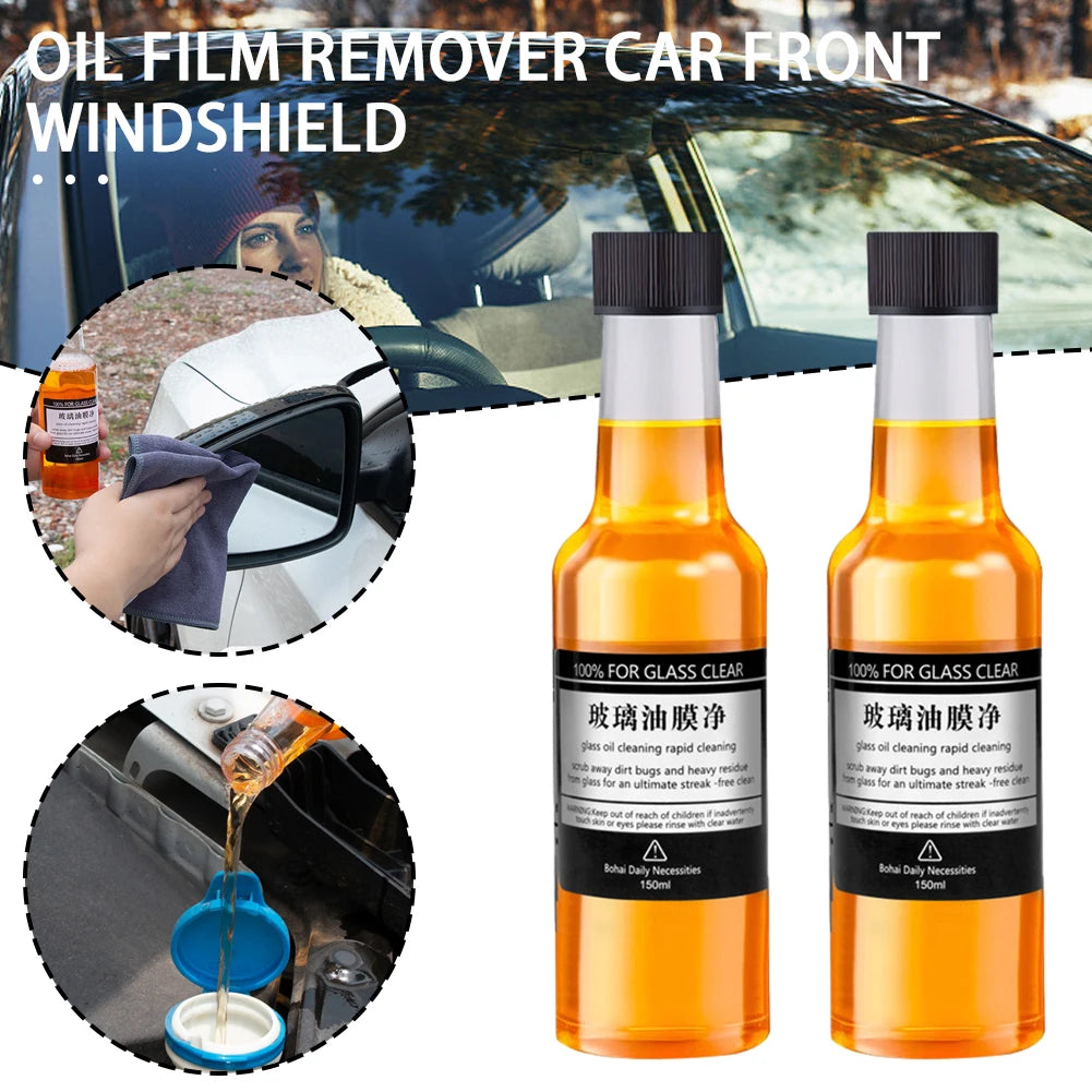 Vehicle Windshield Glass Oil Film Remover