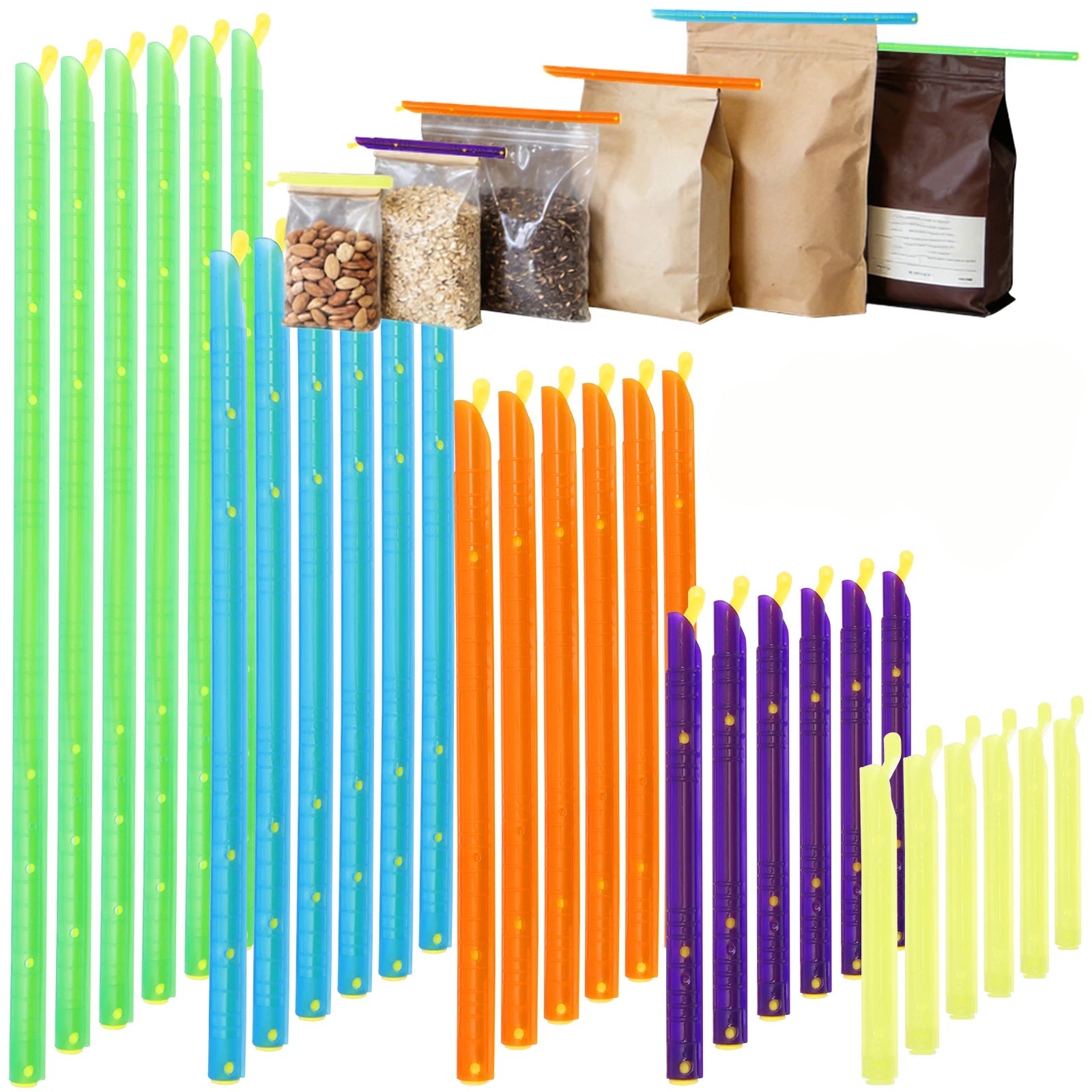 25-30Pcs Snack Bag Sealing Clip